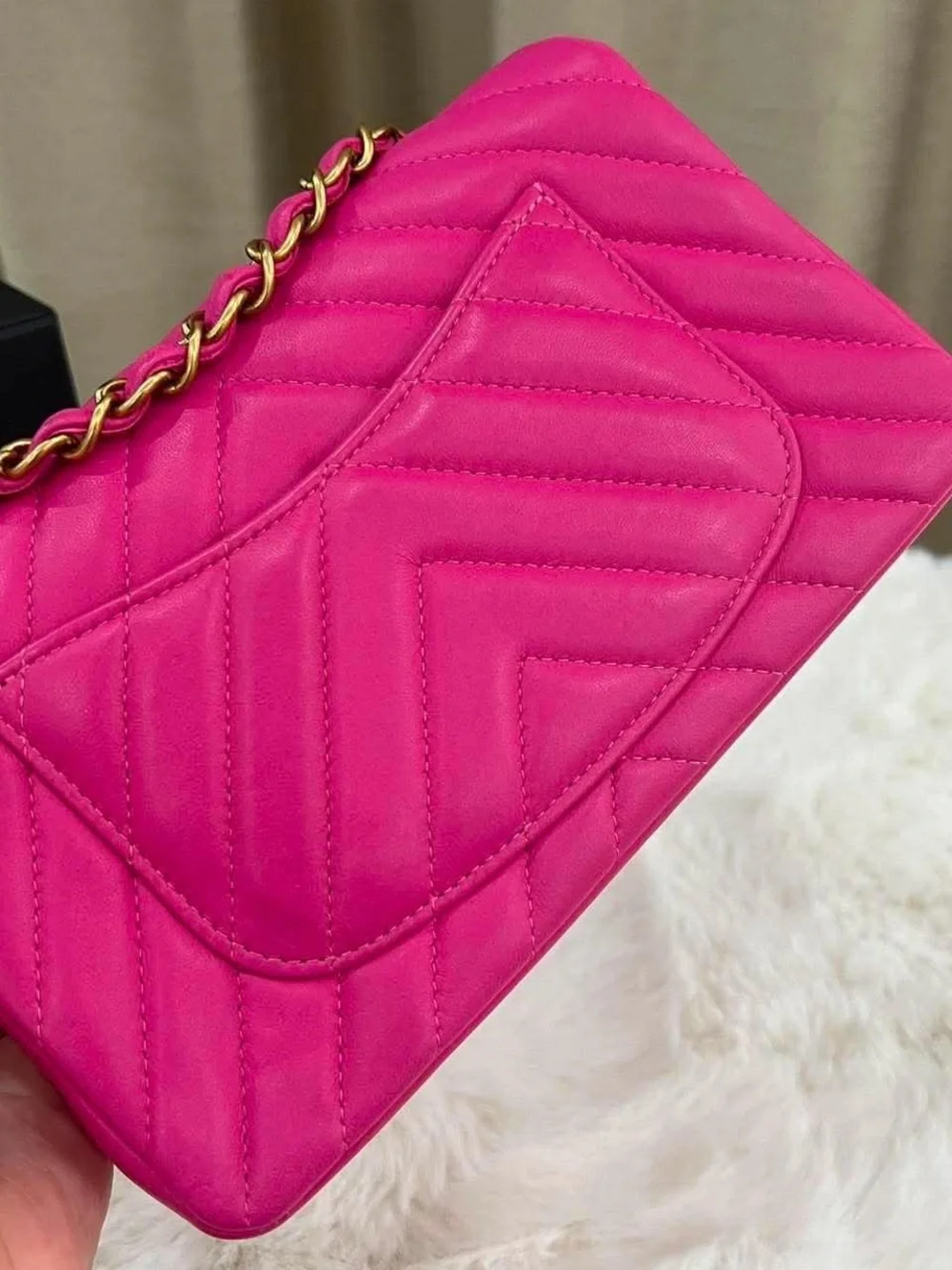 CHANEL authentic pink